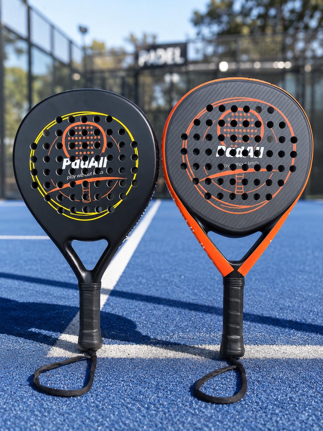 PadAll Court Starter Pack — 10 Adult + 6 Junior Carbon Bats